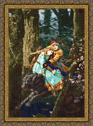 Вышивка МК-029 Иван Царевич и Серый волк Вышивка МК-029 Иван Царевич и Серый волк