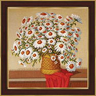 Вышивка ЛЦ-011 Букет ромашек Вышивка ЛЦ-011 Букет ромашек