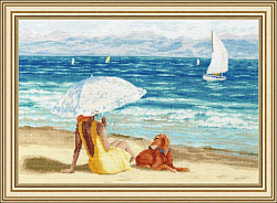 Вышивка ЧМ-070 Лазурный берег Вышивка ЧМ-070 Лазурный берег