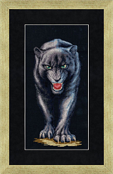Вышивка НС-006 Серебристая пантера